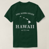 Hawaii Der Aloha-Staat T-Shirt (Design vorne)