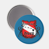 Hawaii Diver Magnet (Vorderseite/Rückseite)