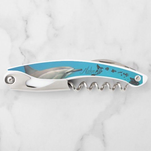 Hawaii Dolphins Islands Whale Kellnermesser (Vorderseite)