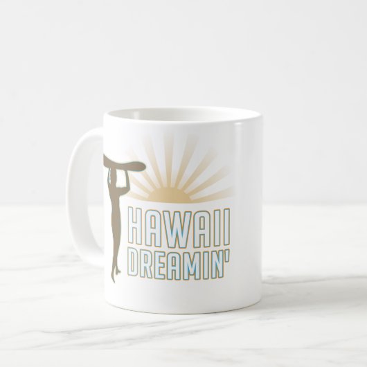 Hawaii Dreaming Kaffeetasse (Vorderseite Links)