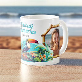 Hawaii Erinnerungen Foto Collage Souvenir Kaffee Kaffeetasse