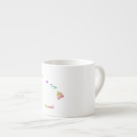 Hawaii Espressotasse (Vorderseite Rechts)