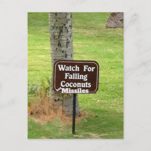 Hawaii False Missile Warning Scare 2018 Postkarte