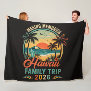 Hawaii-Familienreise Tropischer Sonnenuntergang 20 Fleecedecke