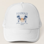Hawaii Familienurlaub Truckerkappe (Vorderseite)