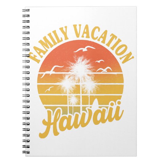 Hawaii Family Vacation 2022 Souvenir-Geschenk Notizblock (Vorderseite)