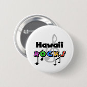 Hawaii-Felsen Button (Vorne & Hinten)