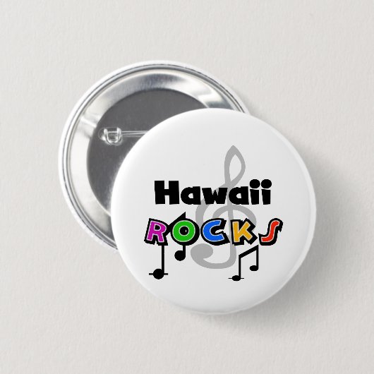 Hawaii-Felsen Button (Vorne & Hinten)