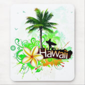 Hawaii-Ferien-Reise-Andenken Mousepad (Vorne)