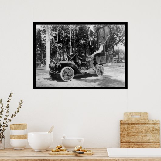 Hawaii Festival Auto Float by Yale 1912 Poster (Küche)