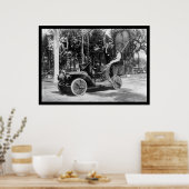 Hawaii Festival Float mit Yale Pennant 1912 Poster (Küche)