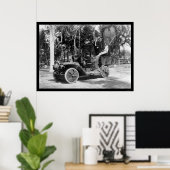 Hawaii Festival Float mit Yale Pennant 1912 Poster (Heimbüro)