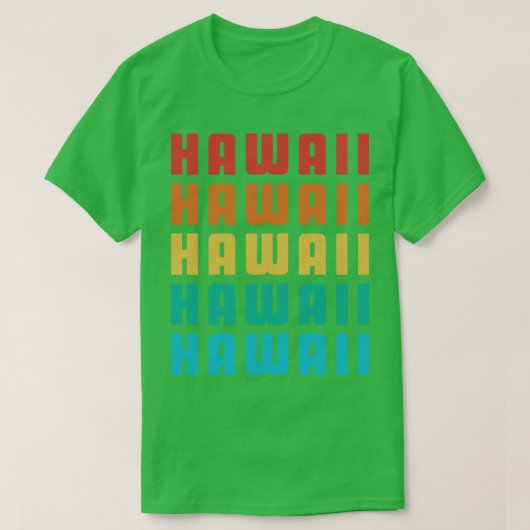 Hawaii Five Retro TShirt (Design vorne)