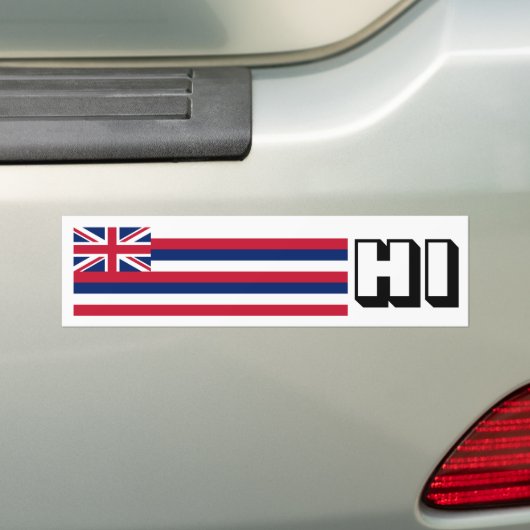 Hawai'I Flag Autoaufkleber (Auf Auto)