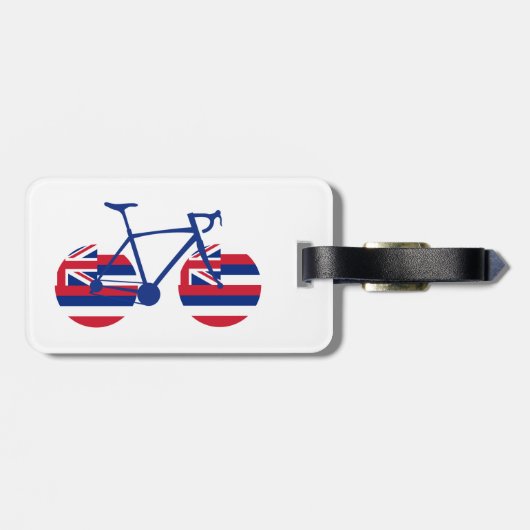 Hawaii Flag Cycling Gepäckanhänger (Rückseite horizontal)
