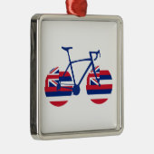 Hawaii Flag Cycling Ornament Aus Metall (Rechts)