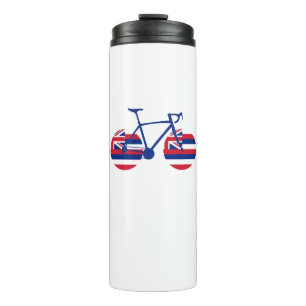 Hawaii Flag Cycling Thermosbecher