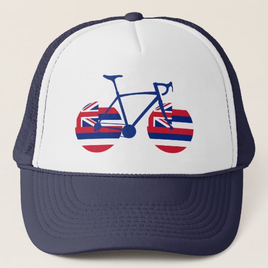 Hawaii Flag Cycling Truckerkappe (Vorderseite)
