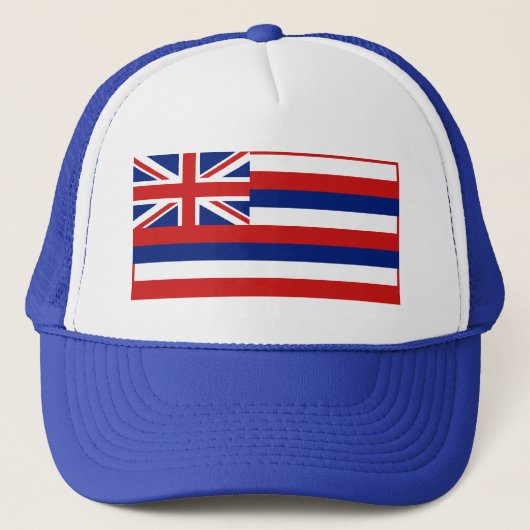 Hawaii Flag Hat Truckerkappe (Vorderseite)