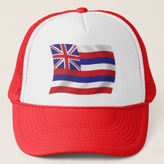 Hawaii Flag Hat Truckerkappe (Vorderseite)