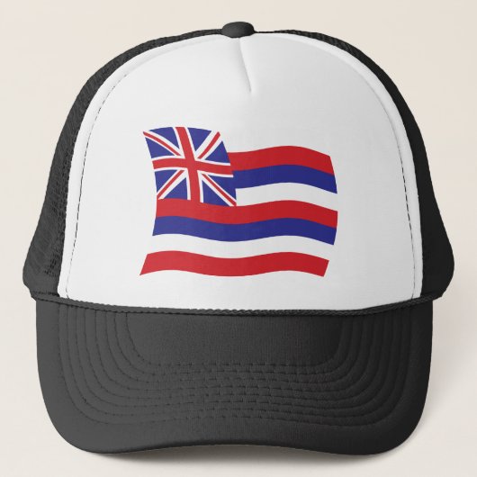 Hawaii Flag Hat Truckerkappe (Vorderseite)
