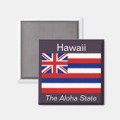 Hawaii Flag Magnet (Vorderseite/Rückseite)