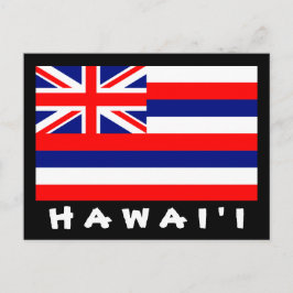 Hawai'i Flag Postcard Postkarte