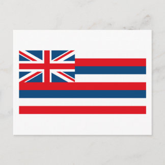 Hawaii Flag Postcard Postkarte