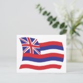 Hawaii Flag Postcard Postkarte (Stehend Vorderseite)