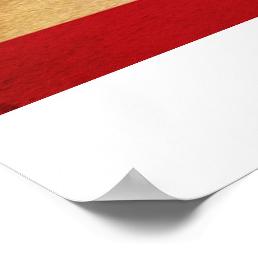 Hawaii Flag Poster (Ecke)