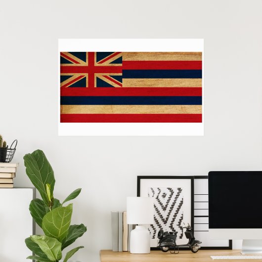 Hawaii Flag Poster (Heimbüro)