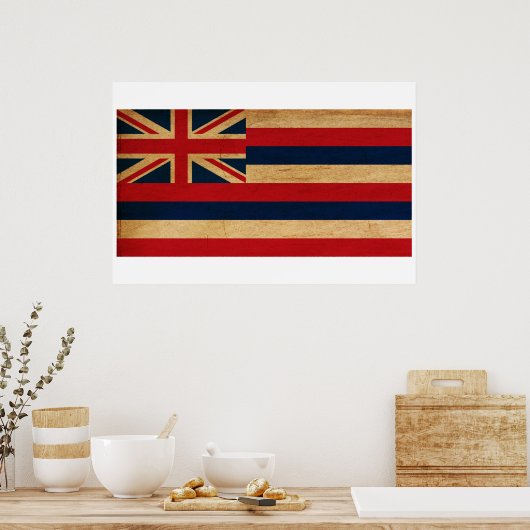 Hawaii Flag Poster (Küche)