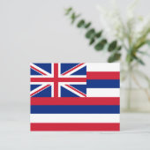 Hawaii Flag Postkarte (Stehend Vorderseite)