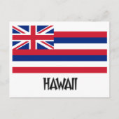 Hawaii Flag Postkarte (Vorderseite)