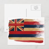 Hawaii Flag Postkarten (Vorne/Hinten)