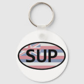 Hawaii Flag Standup Paddling Schlüsselanhänger (Vorderseite)