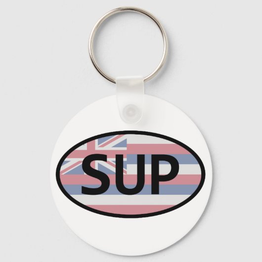 Hawaii Flag Standup Paddling Schlüsselanhänger (Vorderseite)