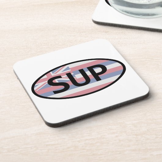 Hawaii Flag Standup Paddling Untersetzer (Linke Seite)