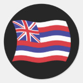 Hawaii Flag Sticker (Vorderseite)