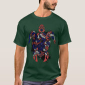 Hawaii Flag Turtle Art Design T-Shirt (Vorderseite)