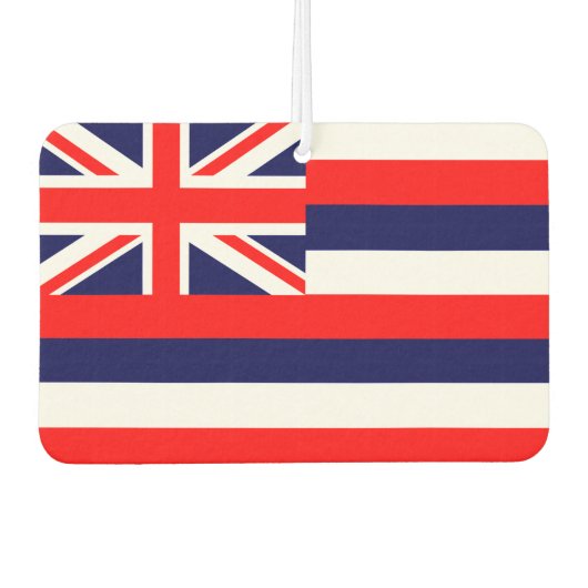 HAWAII-Flagge - Autolufterfrischer (Vorderseite)