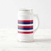 Hawaii-Flagge Bierglas (VorderseiteRechts)