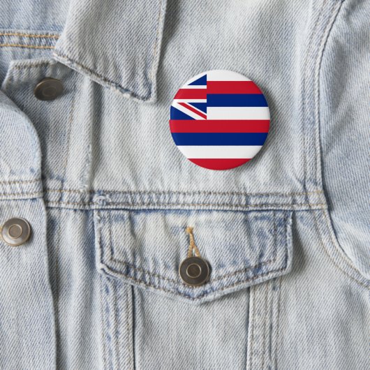 Hawaii-Flagge Button (Beispiel)