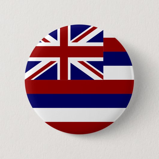 Hawaii-Flagge Button (Vorderseite)