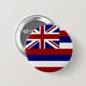 Hawaii-Flagge Button (Vorne & Hinten)