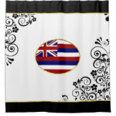 Hawaii-Flagge Duschvorhang (Vorderseite)
