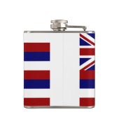 Hawaii-Flagge Flachmann (Rückseite)