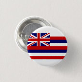 Hawaii-Flagge, Flagge Hawaiis Button (Vorne & Hinten)
