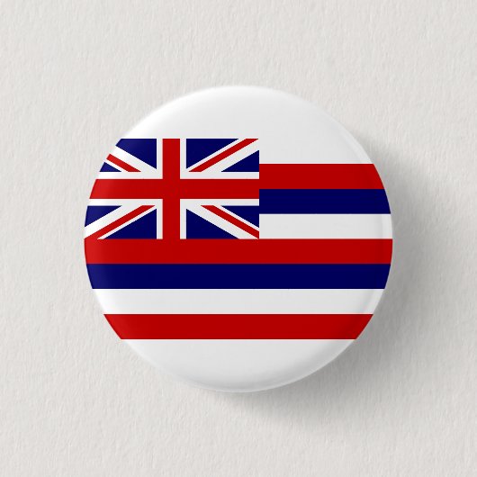 Hawaii-Flagge, Flagge Hawaiis Button (Vorderseite)