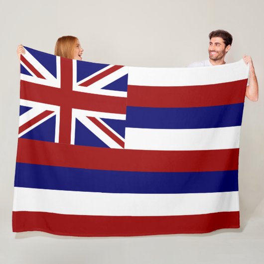 Hawaii-Flagge Fleecedecke (Beispiel)